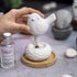 Little Bird Nest White Ceramic Diffusers for Essential Oils and Aromatherapy Fragrance, Non-Electric for Car or Bathroom