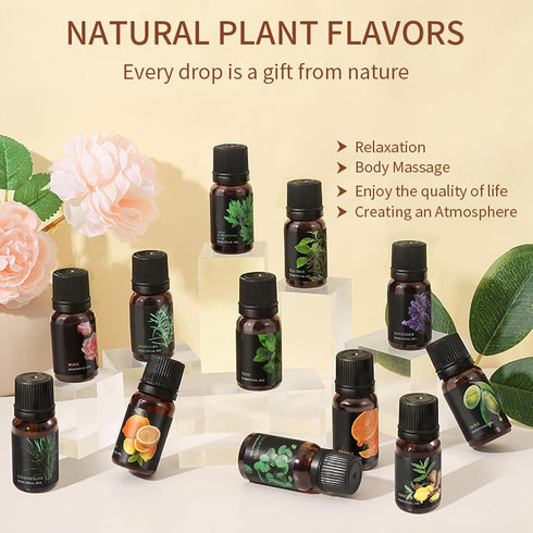 LEHOYIANG 6 Set 10mL Essential Oils for Diffusers,Home Care,Candle Making Scents, Fragrance,Diffuser Oil Scents,Top