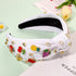 Summer Fruit Headbands for Women - Tropical Strawberry, Pineapple, Cherry, Watermelon Hair Accessories