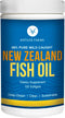 Antler Farms 100% Pure Wild Caught New Zealand Fish Oil, 120 Softgels, Clean Omega-3 EPA + DHA Supplement