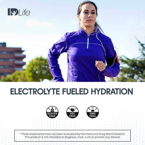 IDLife Hydrate - Grape Instant Hydration Packets with Essential Electrolytes, Antioxidants, Vitamins - 15 Sticks