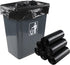 13 Gallon Black Garbage Bags - Tall Kitchen Trash Bag, 6 Rolls, 150 Bags