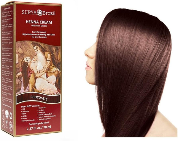 Surya Nature, Inc Henna Chocolate Cream, 2.31 oz