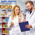 200 Pieces Empty Medicine Pill Bottles with Child Resistant Caps 6 Dram Plastic Prescription Containers