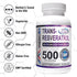 MAAC10 Trans Resveratrol 500mg Supplement, 60ct, Micronized Pharmaceutical Grade with BioPerine for Absorption