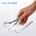 JourHawee 3pcs Stainless Steel Tongue Scraper For Adults,Metal Tongue Cleaner With Curved Design To Reduce Bad