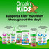 Orgain Organic Kids Nutritional Protein Shake, Chocolate, 8g Dairy Protein, 3g Fiber, 22 Vitamins & Minerals, 4 Pack