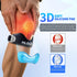 HLGO Silicone Patellar Tendon Support Knee Strap, Adjustable Patella Support Strap with Compression Cushion, Anti-Slip