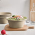 Homestockplus 32 Oz Deep Disposable Paper Bowls, 50 Pack Heavy Duty Compostable Bowls for Soup, Salad, Dessert