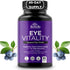 Eye Vitamins Supplement with Lutein, Bilberry, Beta Carotene, L-Taurine, Zinc, Quercetin, 90 Capsules