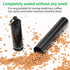 Airtight Aluminum Storage Tube (3 Packs), Waterproof Smell Proof Pill Box Case with Keychain, Portable for Travel