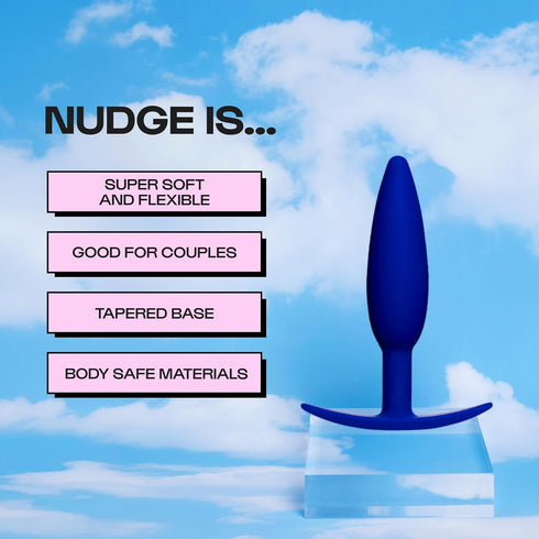 Unbound Nudge - Silicone Butt Plug for Adults, Waterproof Anal Plug Designed to Provide Unique Sensations, Easy