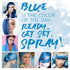 Punky Temporary Hair Color Spray, Bengal Blue, Non-Damaging Hair Dye for Instant Vivid Color, 3.5 oz, 2 Pack