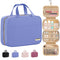 HOTOR Travel Toiletry Bag with Hanging Hook, Spacious Waterproof Bag for Women & Men, Aegean-Blue