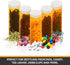 Empty Plastic Pill Bottles with Easy Open Caps, Prescription Medication Vials, Clear Containers, 12pcs (60 Dram)