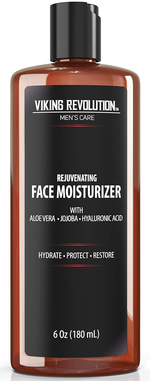 Viking Revolution - Natural Moisturizer Cream for Skincare, Anti Wrinkle & Anti Aging Facial Lotion for Men