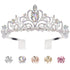 Tiaras & Crowns - Crystal AB Rhinestone Princess Tiara for Women and Girls, Birthday Crown