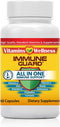 Immune Support Supplement - Made in USA Elderberry Immune Guard with Zinc, Vitamin C, 60 Count