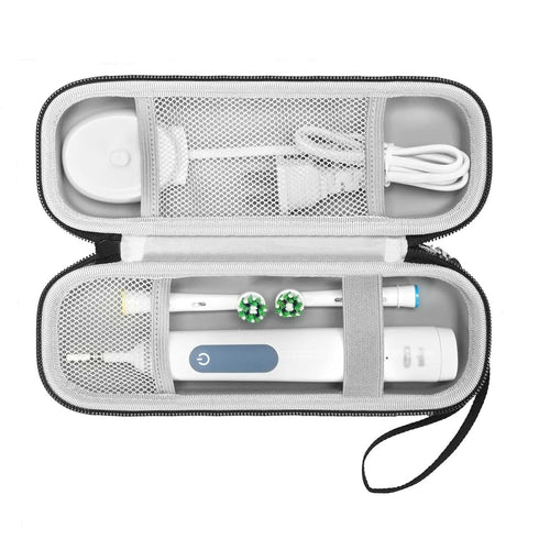Hzskjyt Electric Toothbrush Travel Case with Lanyard Carrying Bag Fits Most Electric