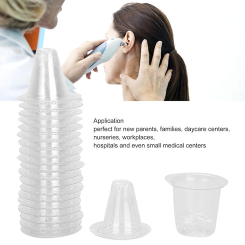 Hilitand 20pcs Disposable Ear Thermometer Probe Covers, Refill Lens Filters for Digital Ear Thermometers