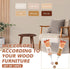 Natural Oak Wood Furniture Repair Kit - 6 Colors Wood Filler with Wood Putty, Polish Wax for Tables, Doors, Floors,