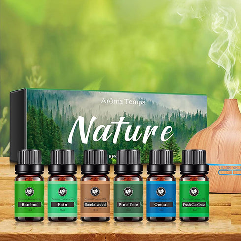SOUQDWL Oils,6pcsx 10ml Set Essential Nature Fragrance Oil Pure Essential Oils Kit