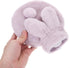VICASKY Hot Water Pouch with Plush Rabbit Cover, Compact Portable Hot Water Bottle, PVC Explosion-Proof Relief Bag