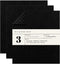 Black Swedish Dishcloths for Kitchen - Set of 3 Swedish Dish Cloths
