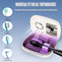 UV-C Toothbrush Sanitizer Cover Case and Holder Electric Travel Toothbrush Cover with Holder for Any Toothbrush Head
