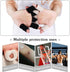 20 PCS Finger Sleeves Protectors, Elastic Thumb Brace Support for Pain Relief, Black and Light Skin Tone