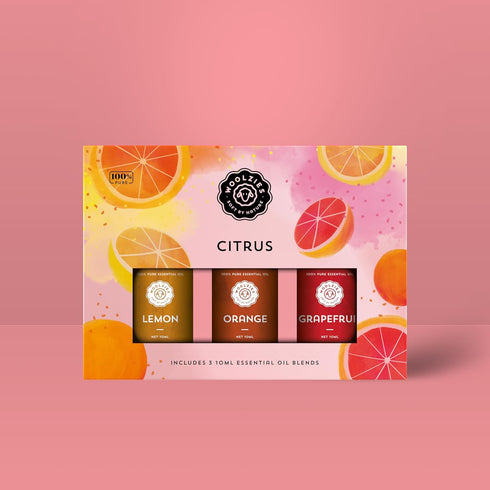 Set 3 10 ML Citrus Essential Oil of | Pure and Natural Citrus Essential Oils for Home, Office, Diffuser | Lemon