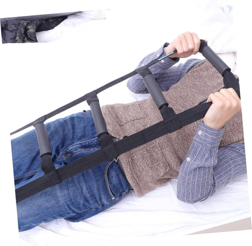 Outanaya Bed Ladder Assist Device with Adjustable Straps for Elderly Injury Recovery and Pregnant Patients Cushioned