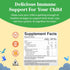 Kids DHA Omega 3 Gummies - Delicious Fish Free DHA Kids Omega 3 Gummies with Vegetarian Omega 3 6 9 for Vision, Brain &