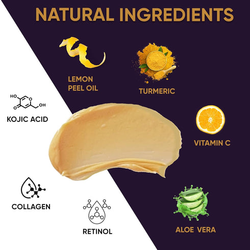 VALITIC Vitamin C & Turmeric Clay Mask, Dark Spot Corrector with Kojic Acid, 100g Skin Care Routine