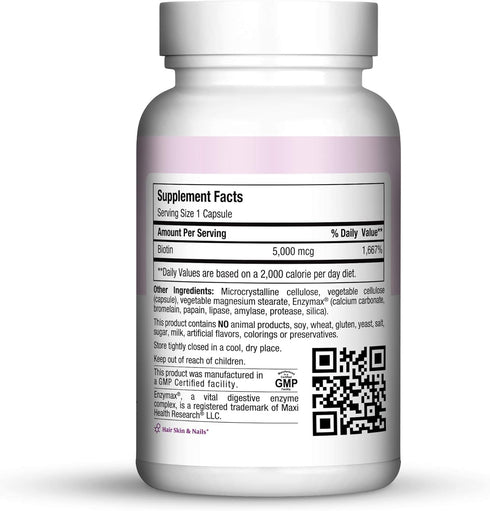 Maxi Health Hair & Skin Formula 5000, 60 Count 120 Count (120 Count)