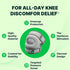 Wellnee Knee Brace with Silicone Padding - Wellknee Compression Sleeve for Men & Women - Joint Support that Massages
