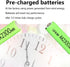 4 Packs Ni-MH AA 2300mAh Rechargeable Batteries, 1.2V Double A High Capacity for microphones, TV remotes, gaming