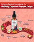 k2 d3, Cayenne Pepper Drops, Organic Cayenne Pepper with Hawthorn, Beet Root, Vitamin Turmeric, Panax Ginseng