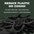 Natural Dental Floss Picks (300 Count), Plant Based, PETA Approved Vegan, Eco Friendly, Sustainable Flossers - Charcoal