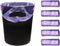 100 Counts 5 Rolls Medium Trash Bags, Extra Strong Thicken Plastic Trash Bag Can Liners for Bathroom Bedroom