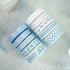HUIHUANG Baby Blue Ribbon, 5 Yards Each, Total 50 Yards for Baby Shower Gift Wrapping and Crafts