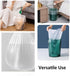 100 Count Small Trash Bags - 4 Gallon Clear Garbage Bags - Strong, Leakage-Free, Unscented Thick for Bathroom, Office,