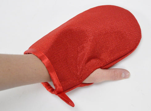 Hair Magnet Pet Fur Removal Mitt, 2-Pack, Red - Quick & Easy Cleanup for Clothing and Upholstery