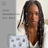 NAISKA Silver Hair Jewelry for Braids, 30PCS Dreadlock Accessories, Non-Piercing Ear Clips, Beard Beads