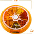 MoveZone 7 2 Pack Rotating Daily Pill Dispenser. Weekly Compartments Large Medicine Pill Organizer. (Orange). Units