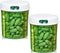 Round Pill Organizer Dispenser, Pack of 2, Pill Boxes with 4 Compartments for Medication & Vitamins