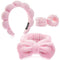 Headbands for Women - Spa Headband & Wristband Set for Washing Face, Facial Mask, Makeup & Skin Care