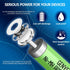 Rechargeable AA NIMH 1.2V 1500mAh Batteries, 2 Pack, Pre-Charged for Solar Light, Remotes, Flashlight, Toys