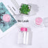 Pack of 3 Nail Polish Remover Pump Empty Dispenser Bottles for Alcohol, Nail Polish, Makeup Remover, 150ml (Hotpink Top