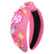 Knotted Headband for Women - Lollipop Candy Charms Crystal Jeweled Top Knot Hairband, Funny Gifts for Girls